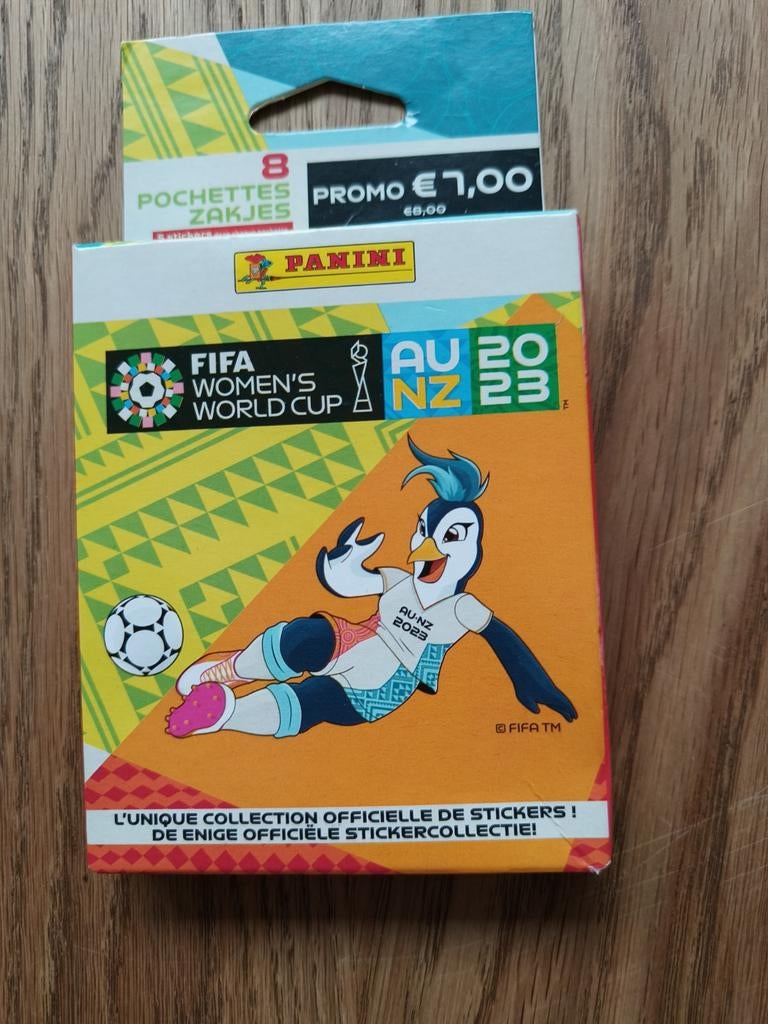 Panini fifa women's world cup : 8 zakjes:, Verzamelen, Ophalen of Verzenden, Nieuw