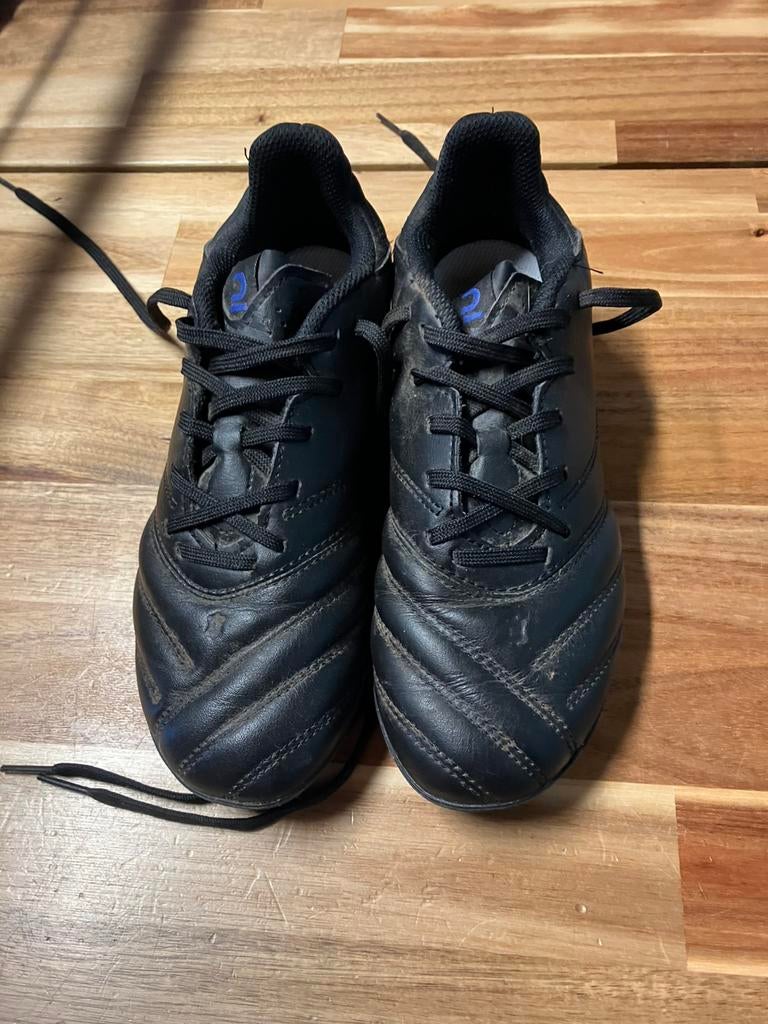 Lederen voetbalschoenen maat 34, Garçon ou Fille, Comme neuf, Enlèvement, Chaussures de sport