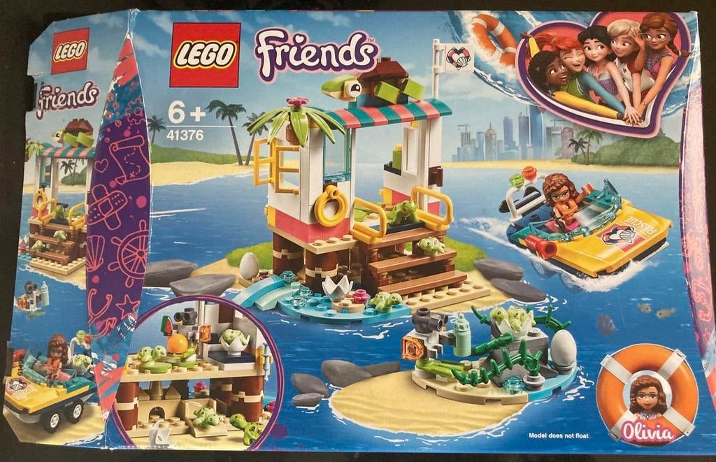 Lego friends 41376 sauvetage des tortues complet, Ophalen, Gebruikt, Complete set, Lego