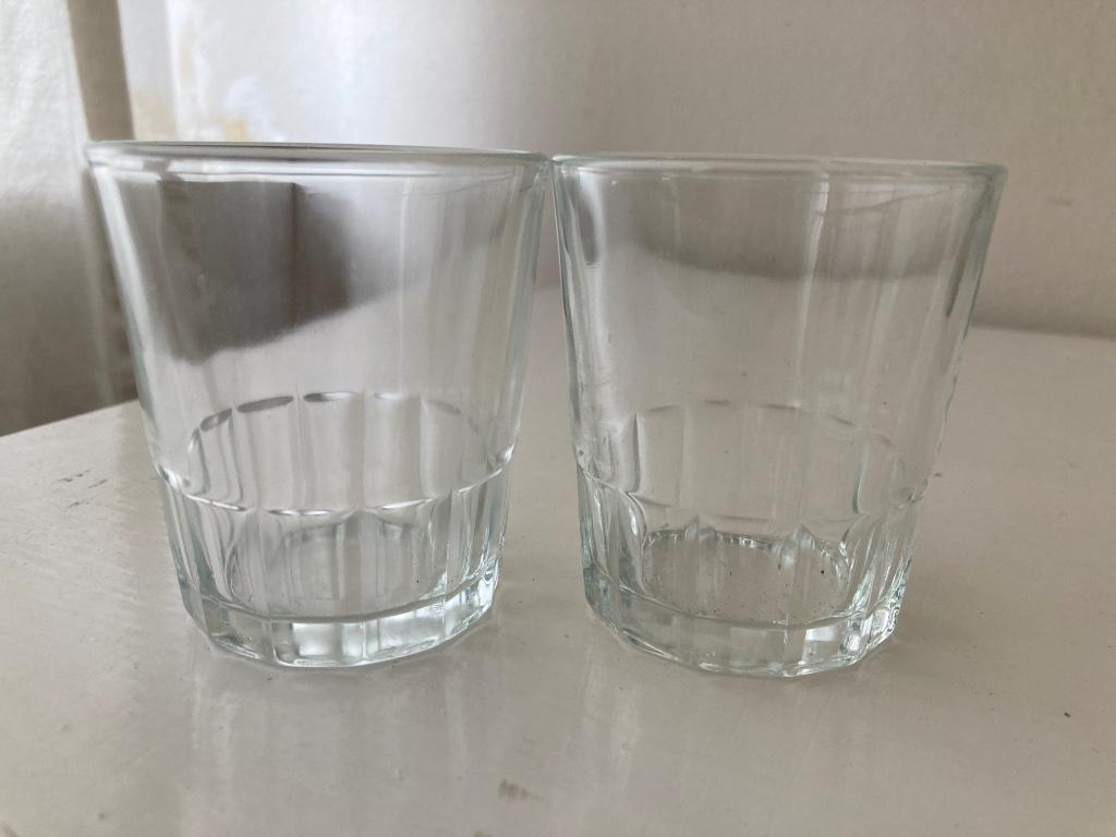 Twee borrelglaasjes, Verzamelen, Ophalen, Zo goed als nieuw, Borrel- of Shotglas