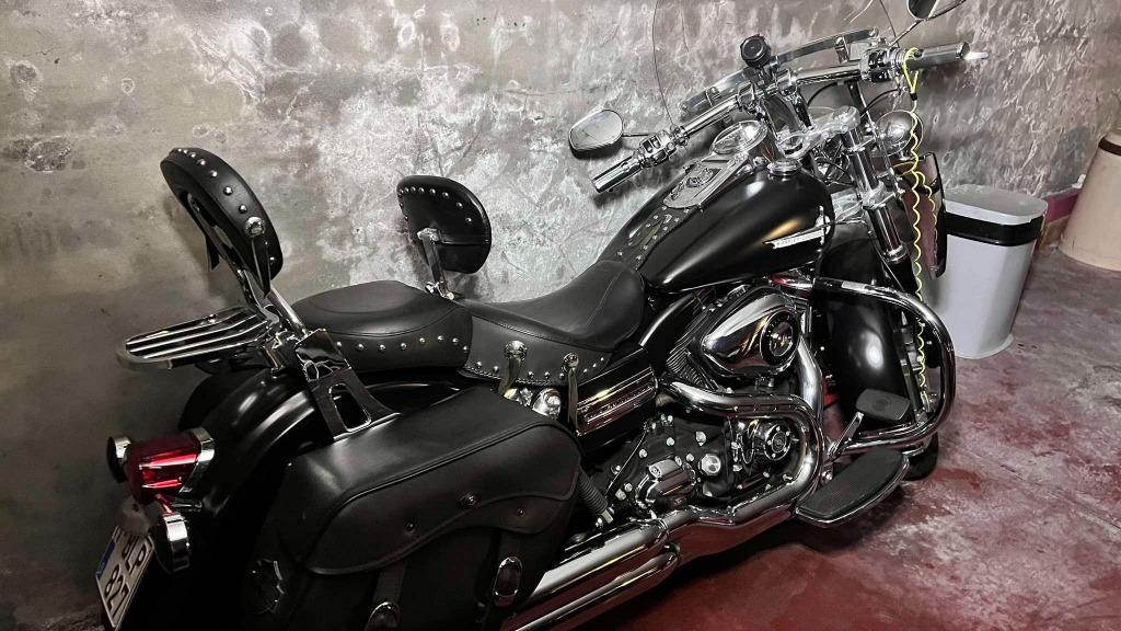 harly-davidson fxdf zwart, 2 cilinders, Chopper, Particulier, Meer dan 35 kW
