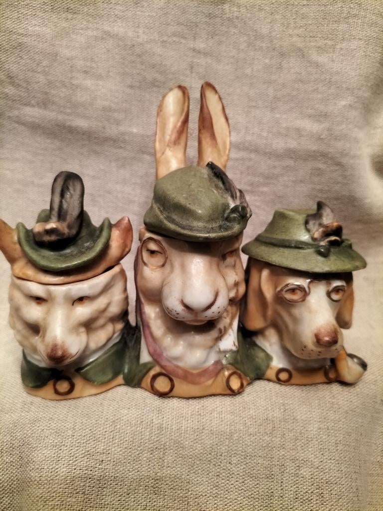 Antieke duitse Tafelpotjes, Antiek en Kunst, Ophalen of Verzenden