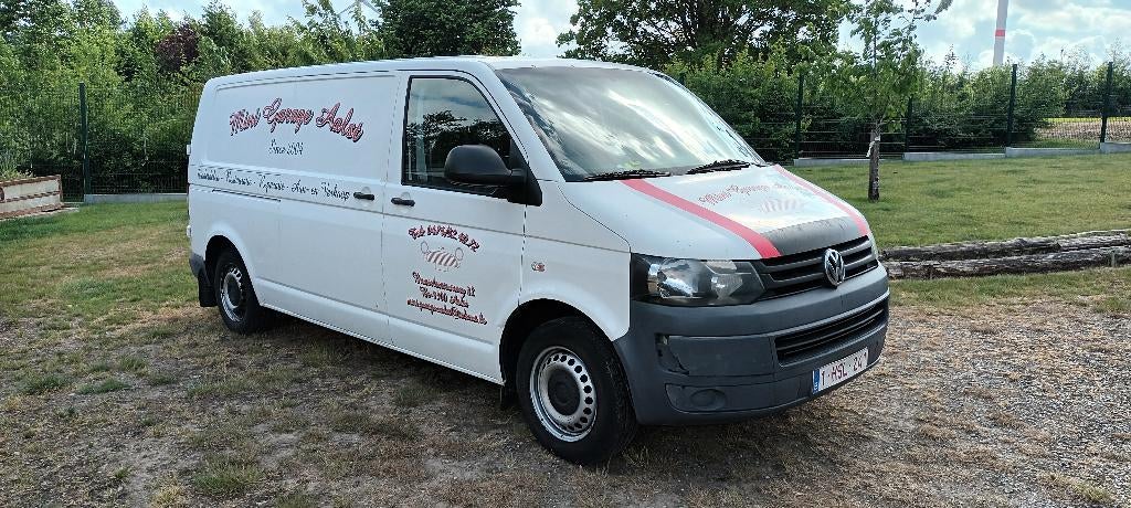 VW Transporter T5 Facelift 2.0 TDI 2010, Auto's, Voorwielaandrijving, Stof, 4 cilinders, 2000 kg