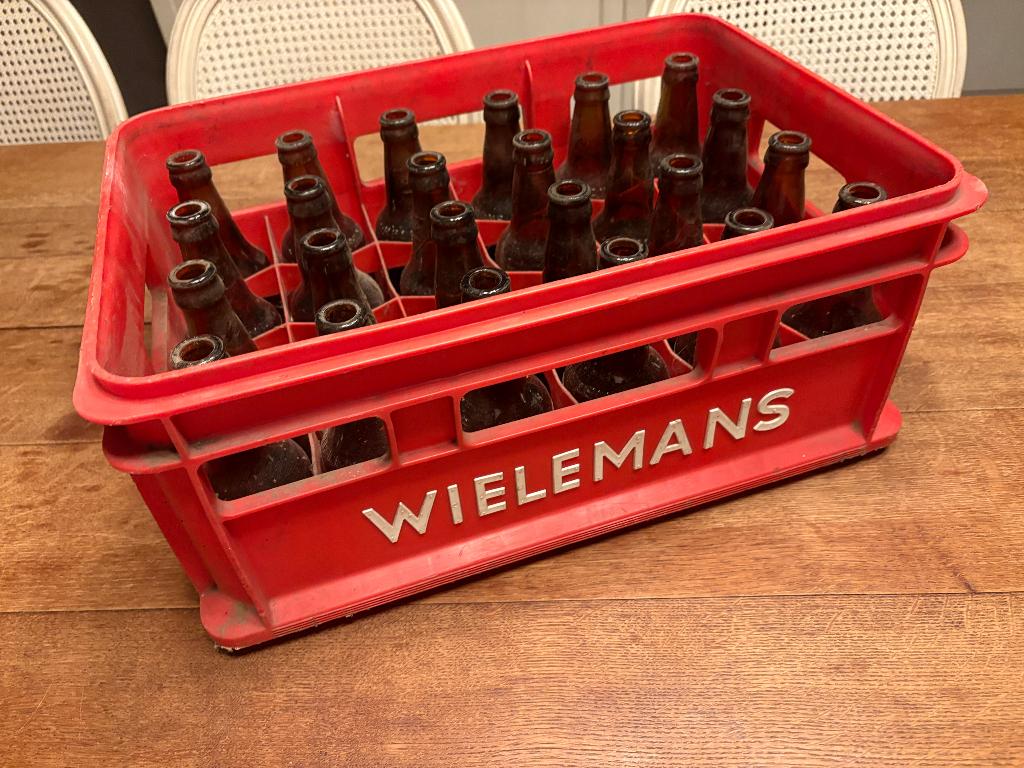 WIELEMANS / WIEL’S / CASIER / BAC BIERE ANCIEN / VINTAGE, Collections, Enlèvement ou Envoi