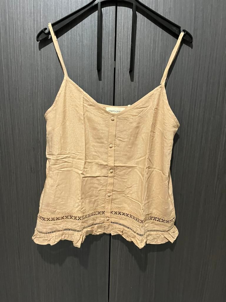 Nieuw topje Met glitter, Kleding | Dames, Topjes, Overige kleuren, Nieuw, Ophalen of Verzenden, Zonder mouw