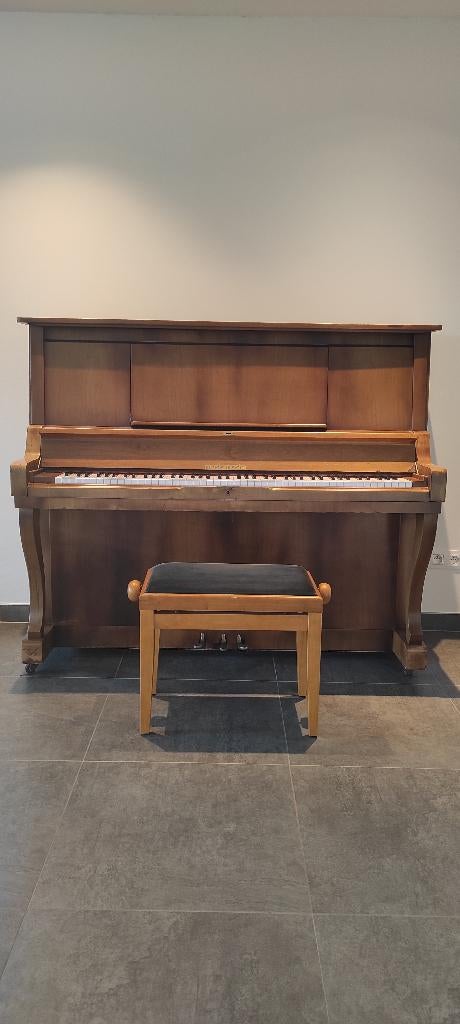 Buffet piano Music master + pianokruk, Muziek en Instrumenten, Ophalen, Gebruikt, Bruin, Piano