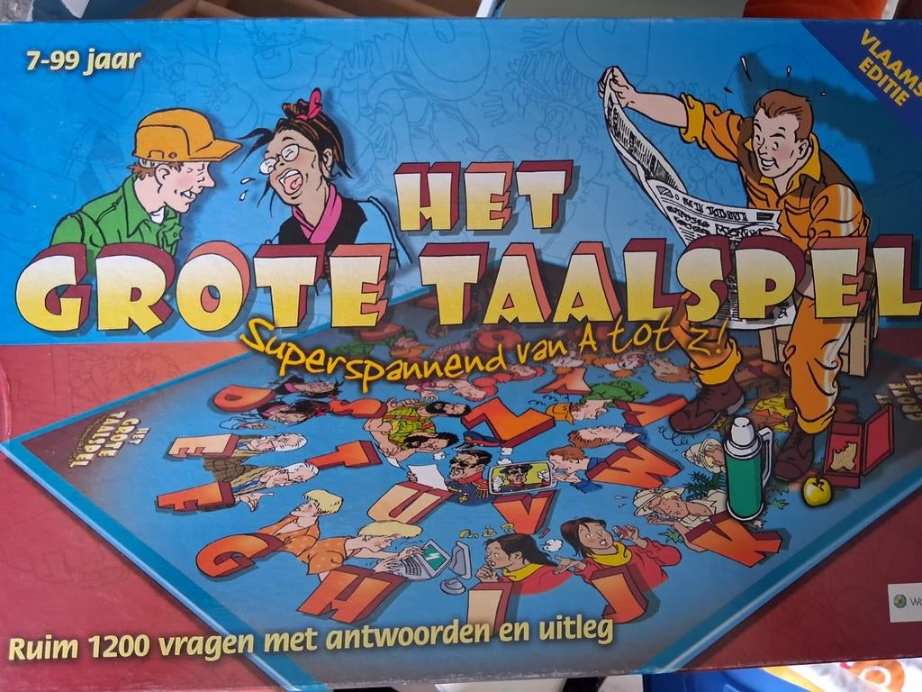 Gezelschapsspel 'het grote taalspel', Drie of vier spelers, Ophalen, Zo goed als nieuw