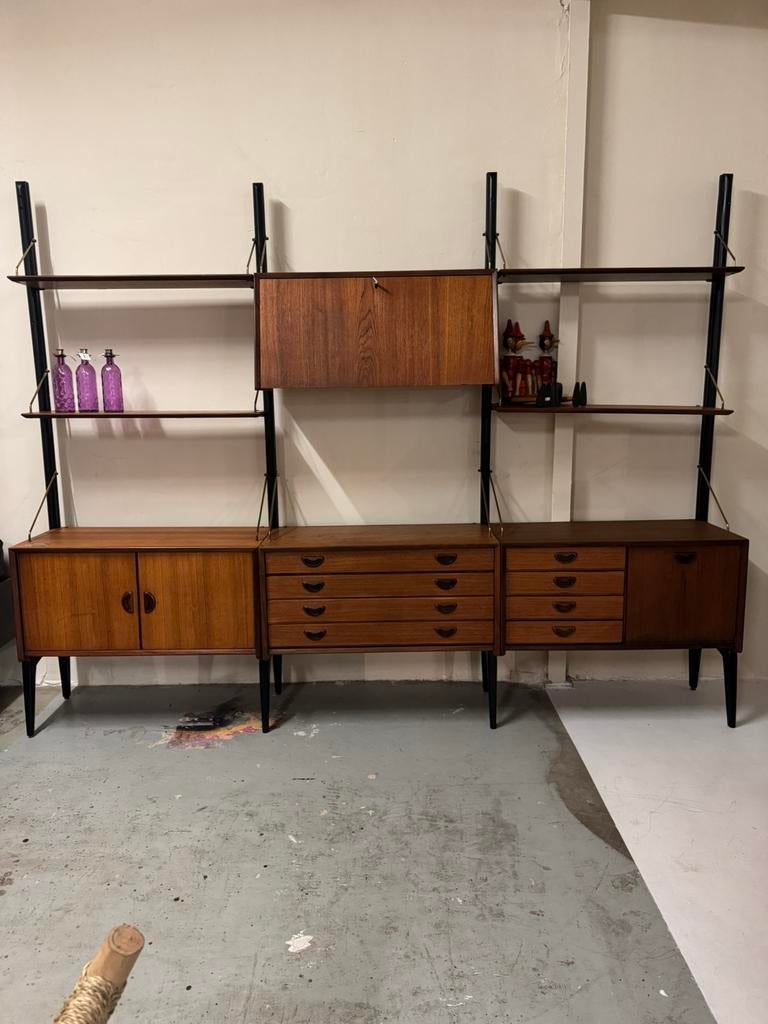 Louis van Teeffelen voor WeBe vintage modulair wandsysteem, Ophalen of Verzenden