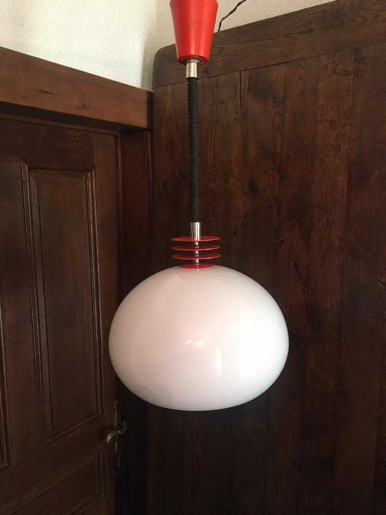 vintage retro space-age hanglamp, Ophalen of Verzenden, Huis en Inrichting