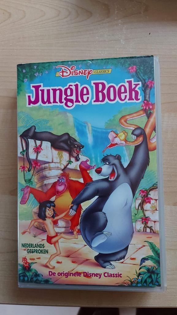 4 videocassettes - kinderfilms Disney, Vanaf 9 jaar, Ophalen of Verzenden, Zo goed als nieuw, Overige genres