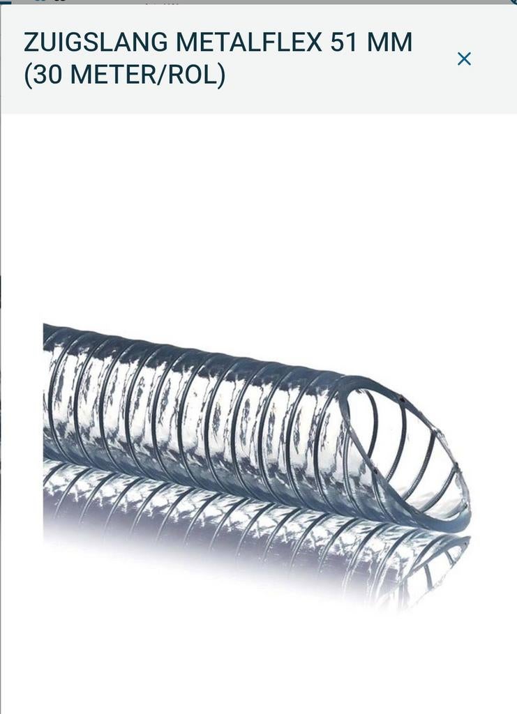 Metalflex slang, Doe-het-zelf en Bouw, Compressors, Ophalen, Nieuw