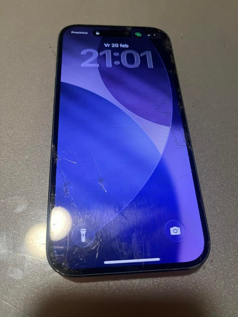 Iphone 16, Telecommunicatie, Mobiele telefoons | Apple iPhone, Ophalen, Gebruikt, Blauw, IPhone 16
