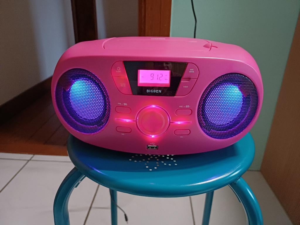 Bigben draagbaar mini-hifi-systeem, Gebruikt, Microset, Cd-speler, Ophalen