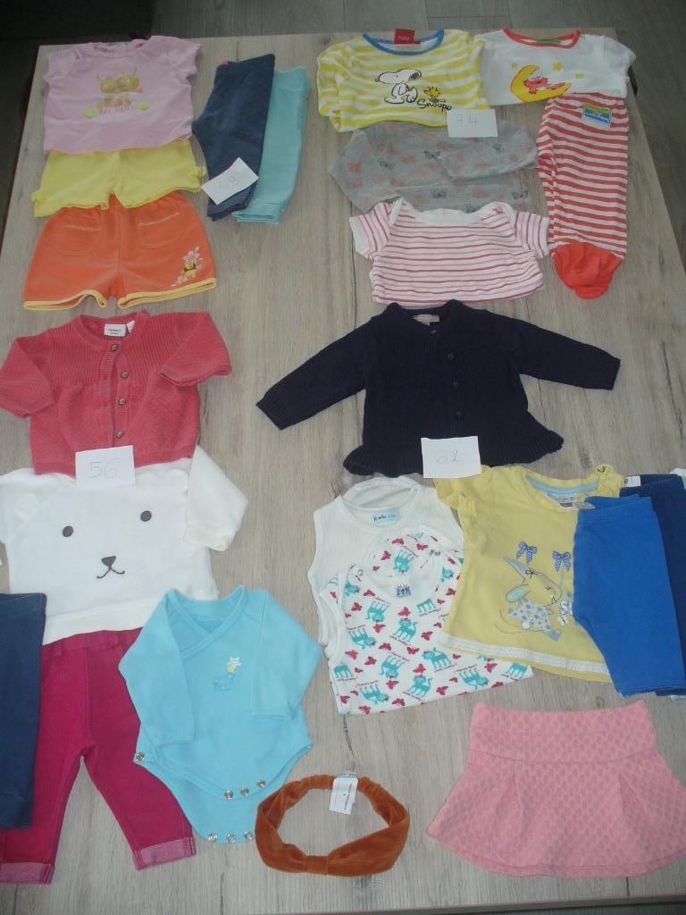 Pakket kleding maat 56 t/m 74, Kinderen en Baby's, Ophalen of Verzenden, Gebruikt, Maat 56
