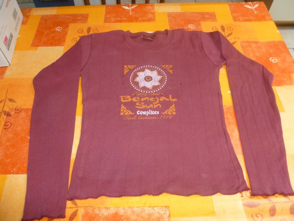 t-shirt longues manches taille 152, Enlèvement ou Envoi, Utilisé, Fille, Autres types