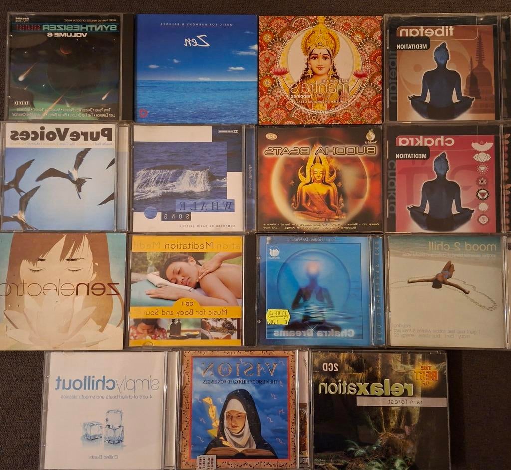 LOT CDS SPIRITUAL/ZEN, Cd's en Dvd's, Ophalen of Verzenden, Gebruikt, Muziek instrumentaal, Boxset