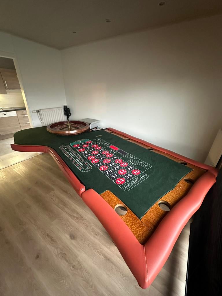 Roulette tafel origineel Casino Middelkerke, Antiquités & Art, Art | Autres Art, Enlèvement
