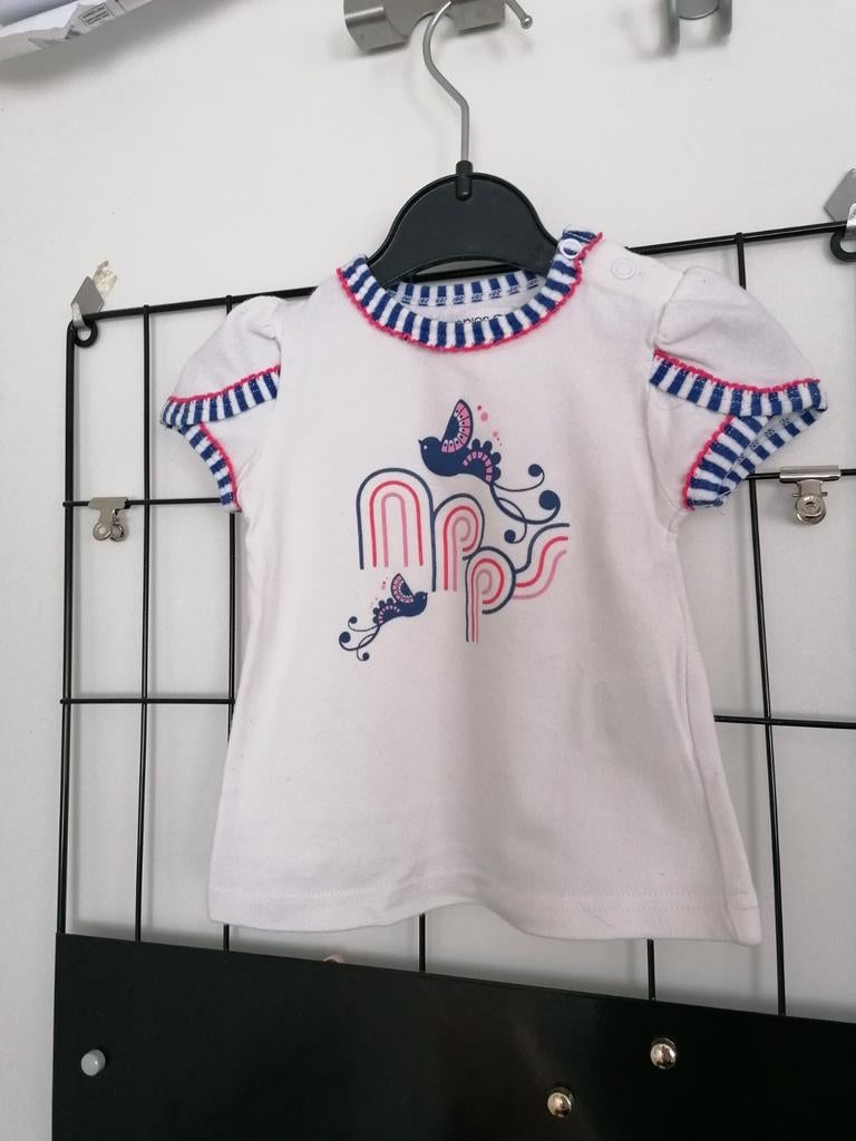 Tshirt voor 3 maanden, Kinderen en Baby's, Babykleding | Maat 62, Gebruikt, Meisje, Ophalen of Verzenden, Noppies