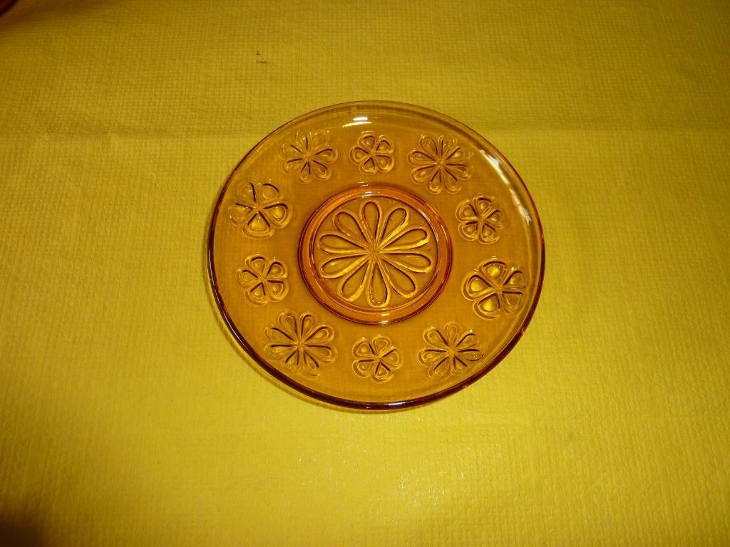 Assiette en verre fumée Vereco Ø 13,5cm, Enlèvement