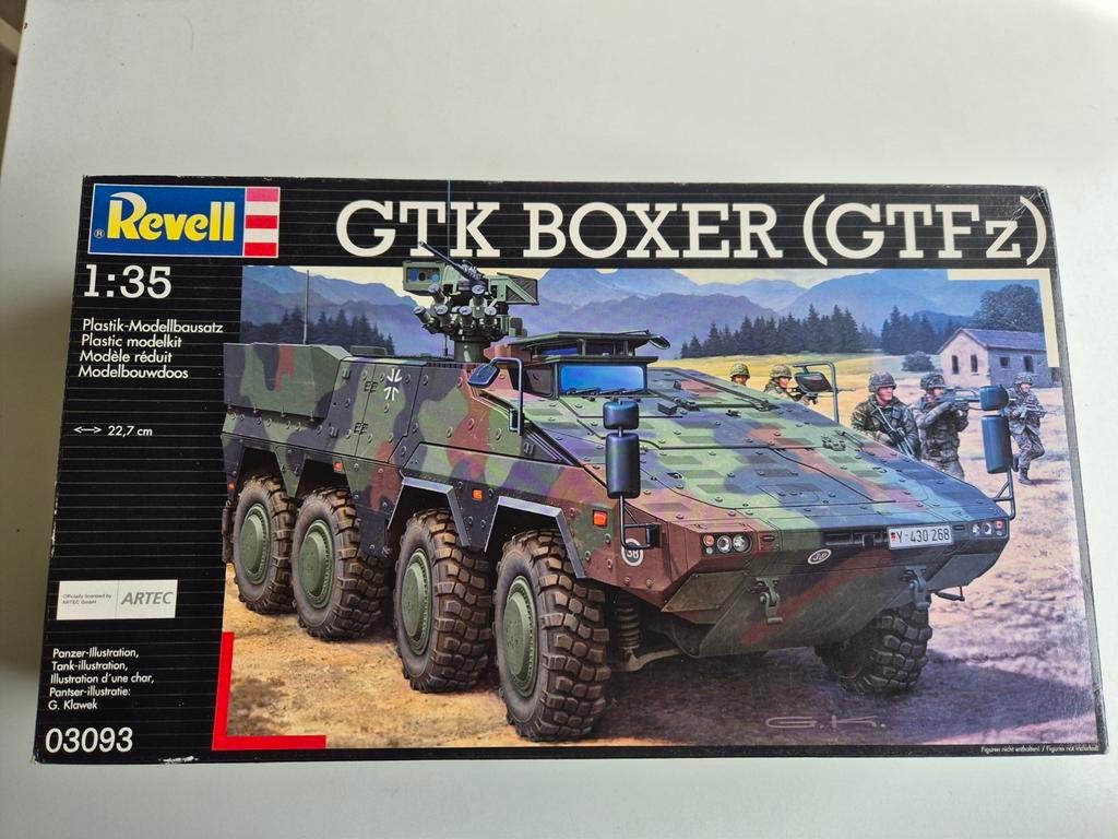 Revell 03094 GTK Boxer maquette, Hobby en Vrije tijd, Ophalen of Verzenden, Zo goed als nieuw, Revell
