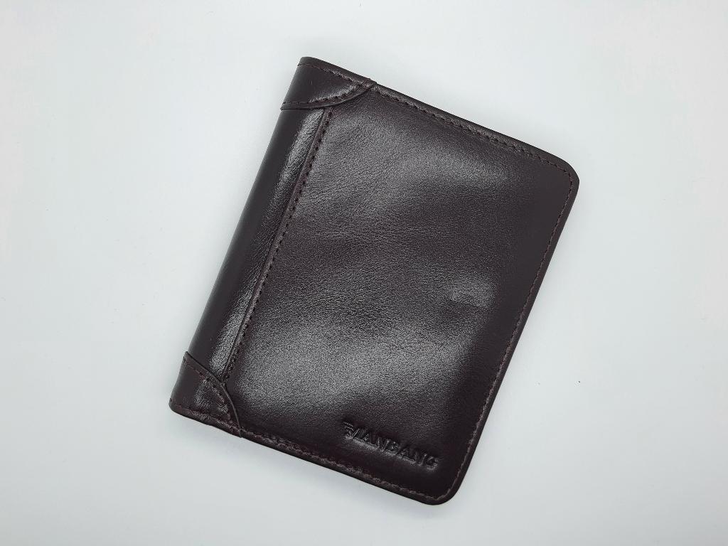 Lederen portemonnee – kwalitatieve gadget!, Overige merken, Bruin, Nieuw, Ophalen of Verzenden