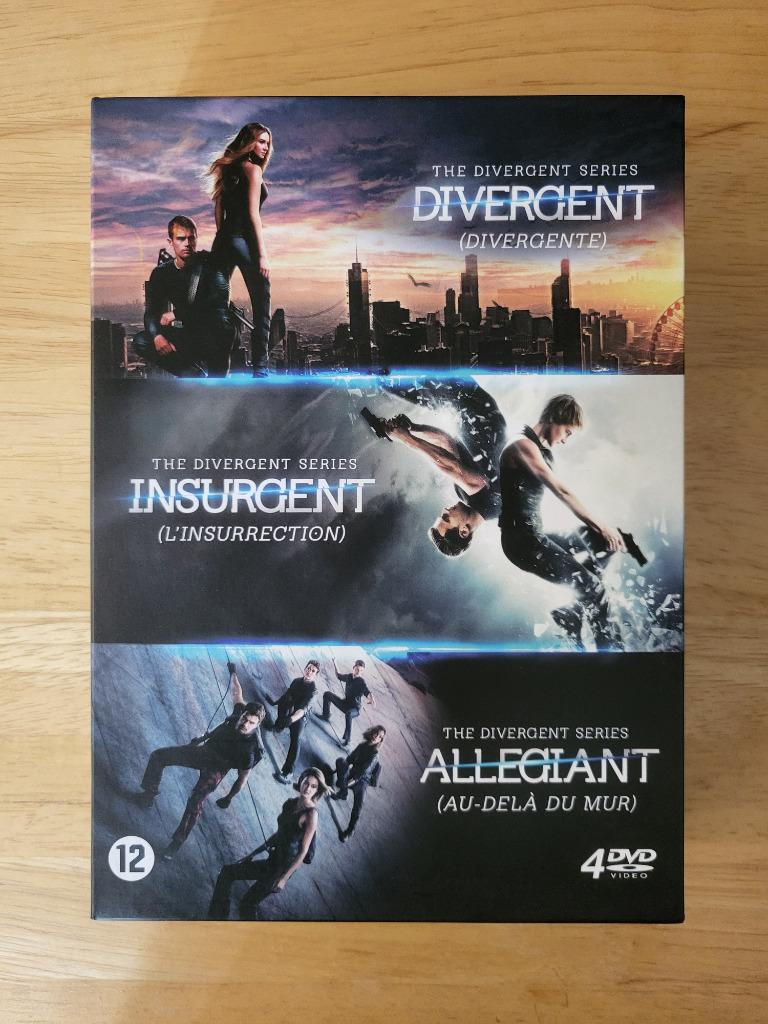 Coffret DVD Divergent (intégrale) 3 films – 4 DVD, Science-Fiction, Coffret, Comme neuf, Enlèvement