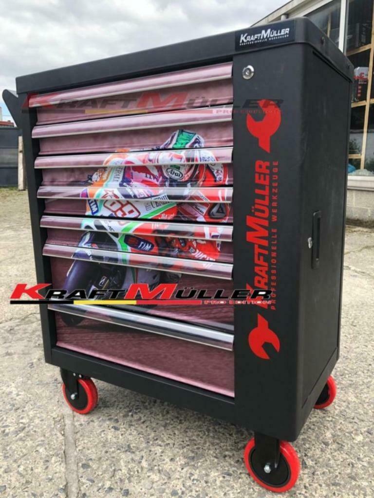 gereedschapswagen Kraftmuller 7 lades -7 gevuld,Racing, Ophalen of Verzenden, Nieuw