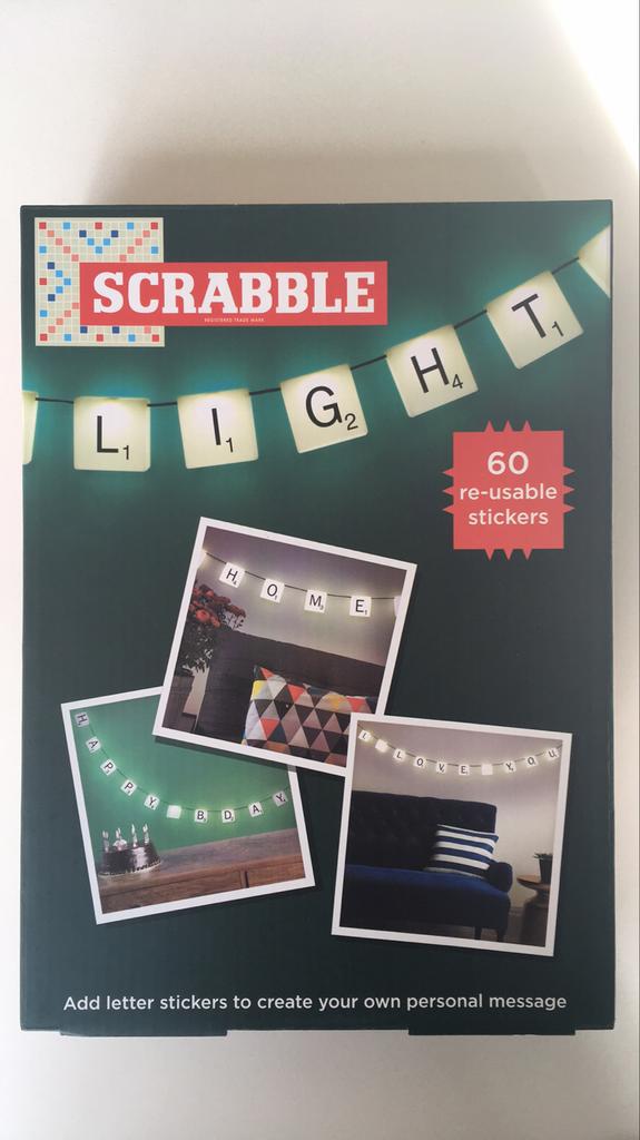 Scrabble Light lichtslinger letters, Ophalen of Verzenden, Nieuw