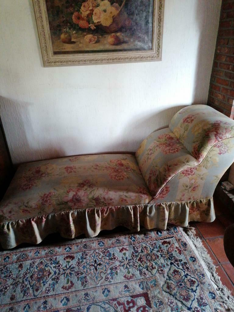 Antieke chaise longue, Ophalen of Verzenden