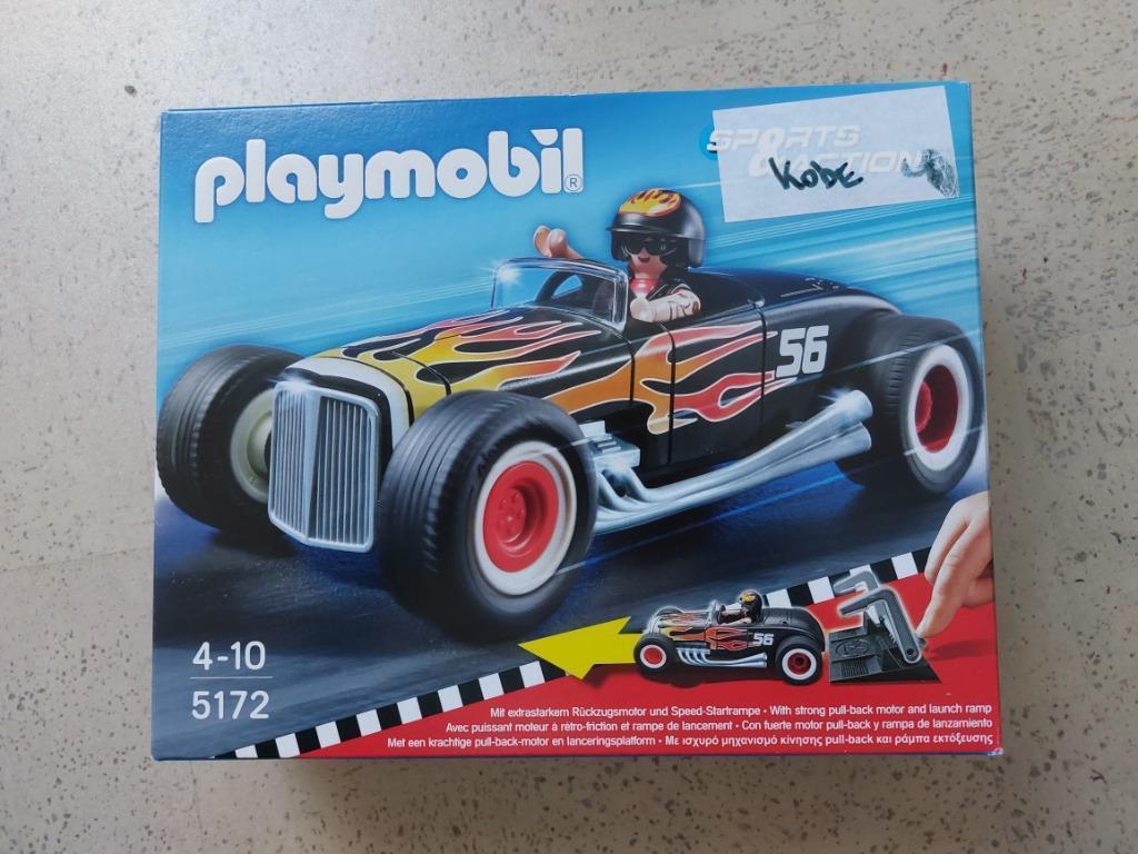 Playmobil 5172 Fire Racer, Ophalen of Verzenden, Gebruikt, Complete set