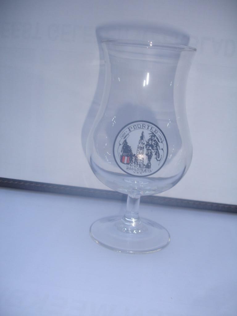 Bierglas Poorten, brij. Sterkens Hoogstraten, Ophalen of Verzenden, Zo goed als nieuw, Glas of Glazen, Overige merken