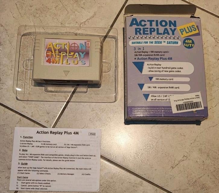 Action replay voor Sega Saturn, Games en Spelcomputers, Ophalen of Verzenden, Zo goed als nieuw