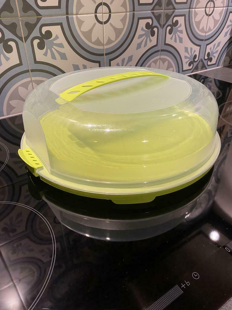 Taart /gebak/cake schaal met handvat, Ophalen of Verzenden, Zo goed als nieuw, Schaal