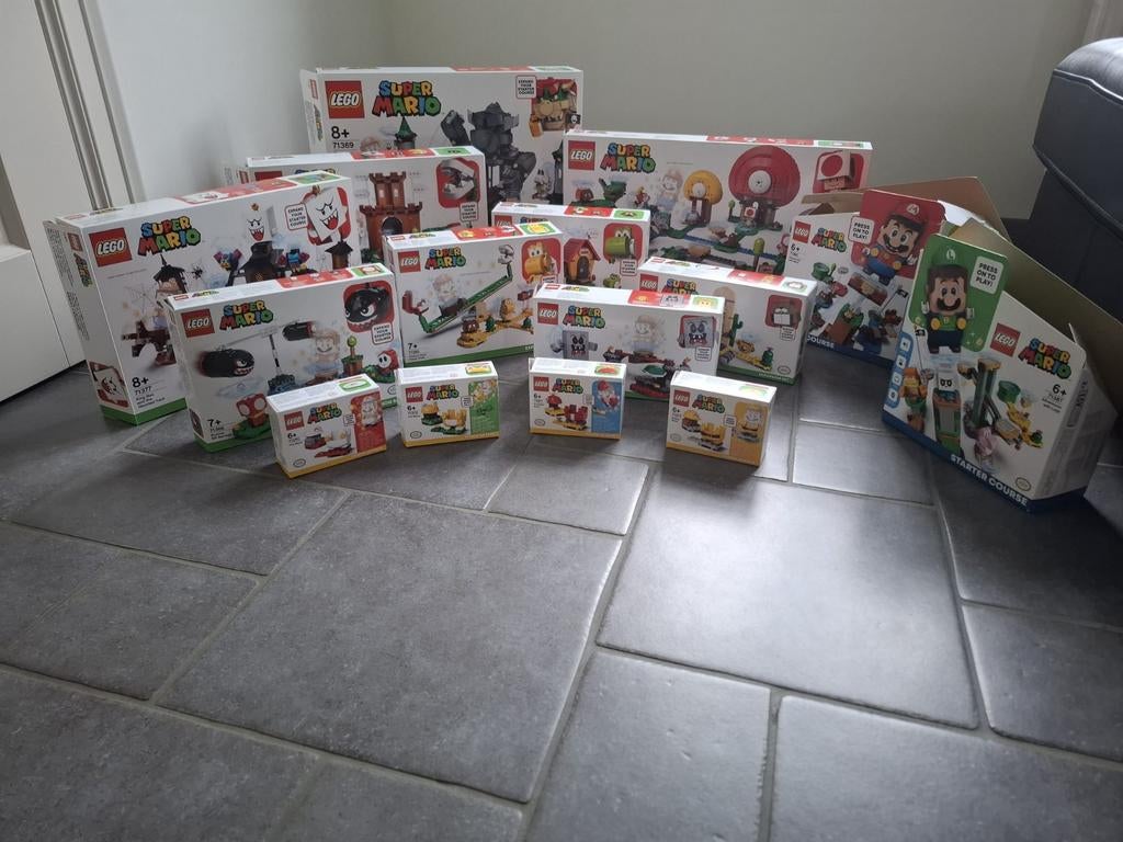 Lego Super Mario, 15 setten, Ophalen of Verzenden, Zo goed als nieuw, Lego
