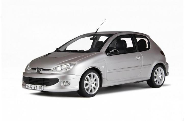 Otto 1/18 OT140 Peugeot 206 GT Gris Quartz 1999, Ophalen of Verzenden, Nieuw, Auto, OttOMobile