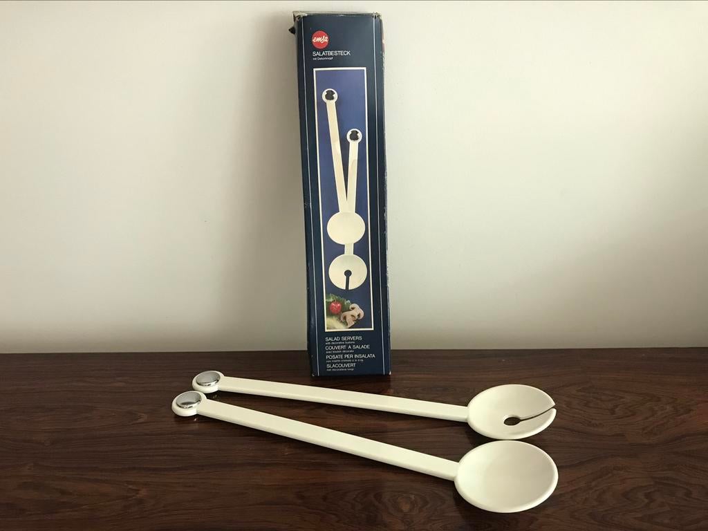 Emsa slabestek sla bestek wit zilver  met originele doos, Enlèvement ou Envoi, Maison et Meubles