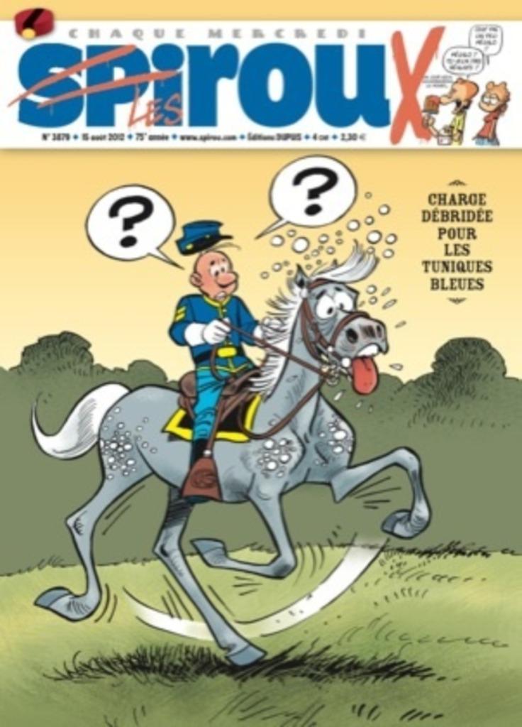 Spiroux nr 3879 15 augustus 2012 strip, Eén stripboek, Ophalen of Verzenden, Zo goed als nieuw