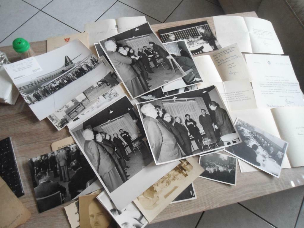 Lot d'anciens Documents Originaux Photos signature Prince A, Collections, Enlèvement ou Envoi