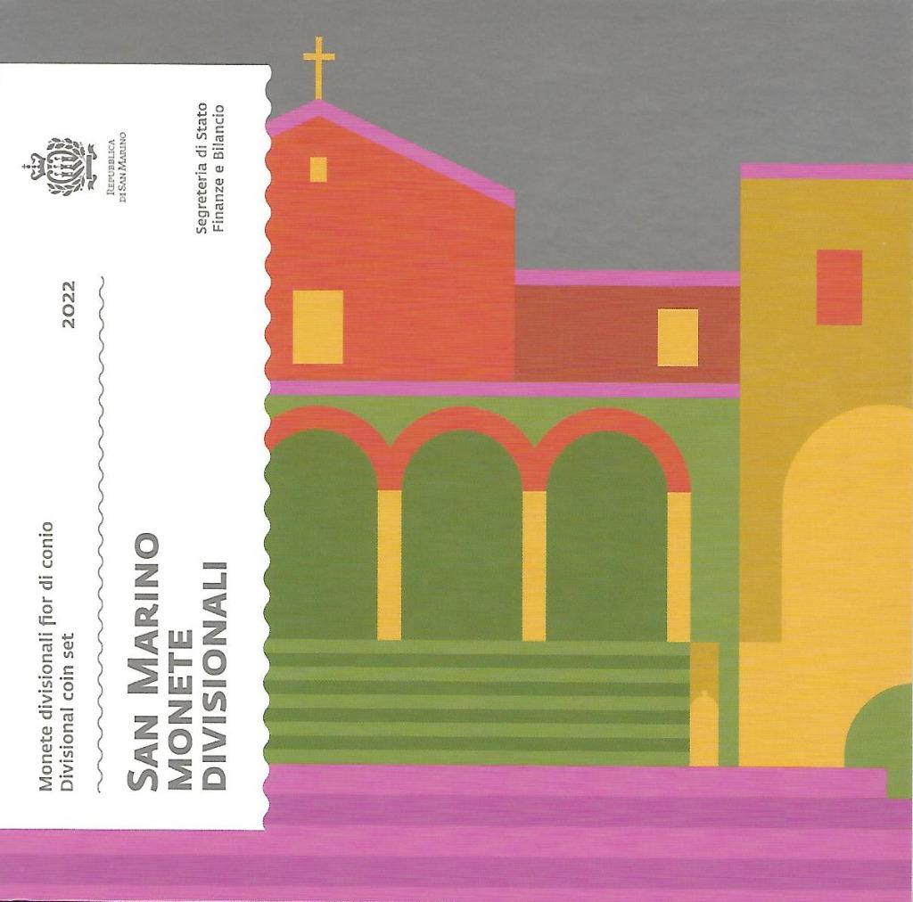BU-set San Marino 2022, Ophalen of Verzenden, San Marino