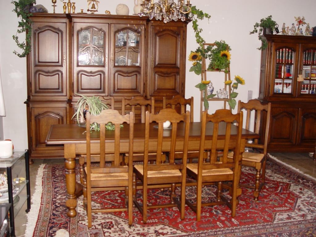 eiken eetkamer, Huis en Inrichting, Kasten | Wandmeubels, Ophalen, 150 tot 200 cm, Eikenhout, Zo goed als nieuw