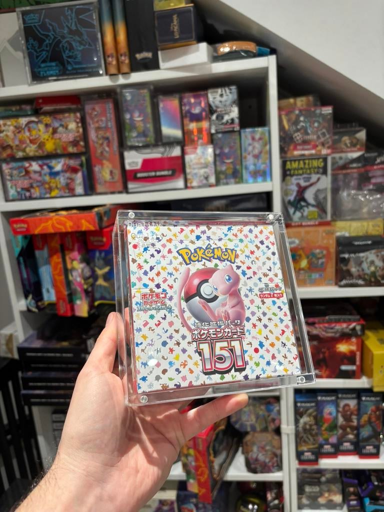 Acryl Acrylic Display Case – Japanse Pokémon Boosterbox (L), Hobby en Vrije tijd, Ophalen of Verzenden, Boosterbox