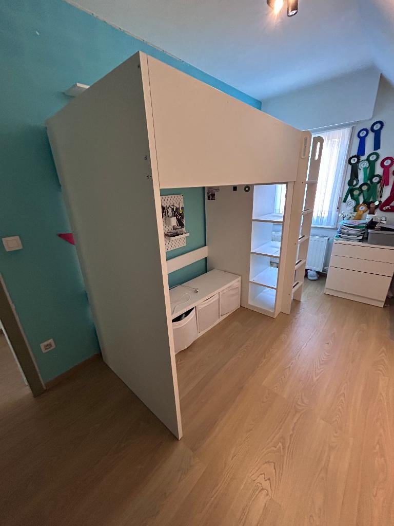 Halfhoogslaper, Ophalen, Gebruikt, 90 cm, Eenpersoons