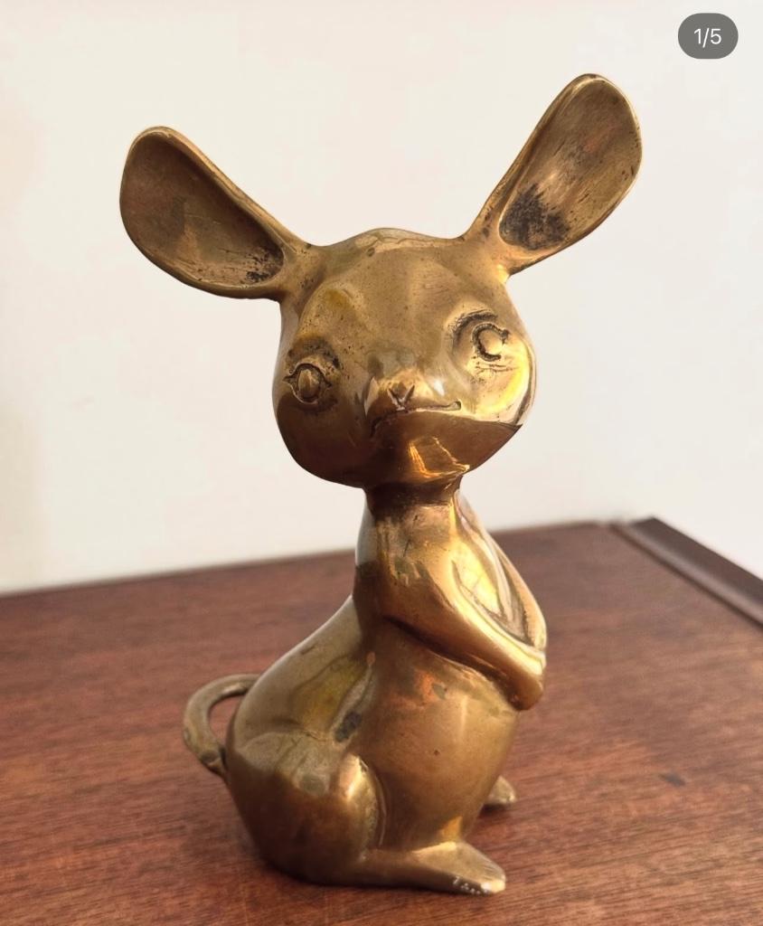 Messing muis, Antiek en Kunst, Ophalen