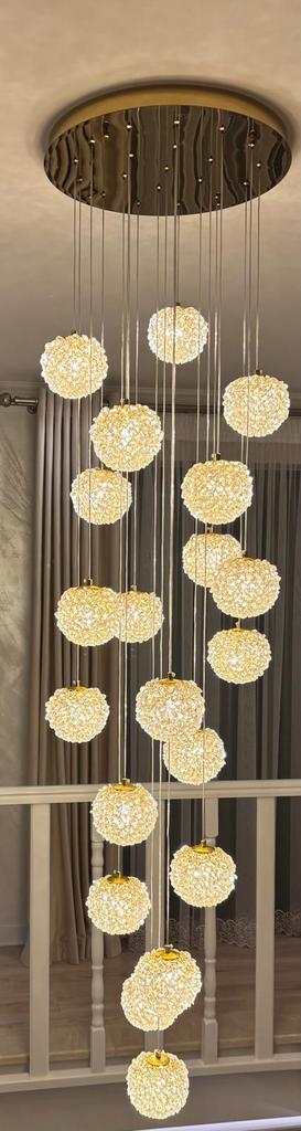 Luxe kroonluchter – kristal look, Ophalen, Nieuw