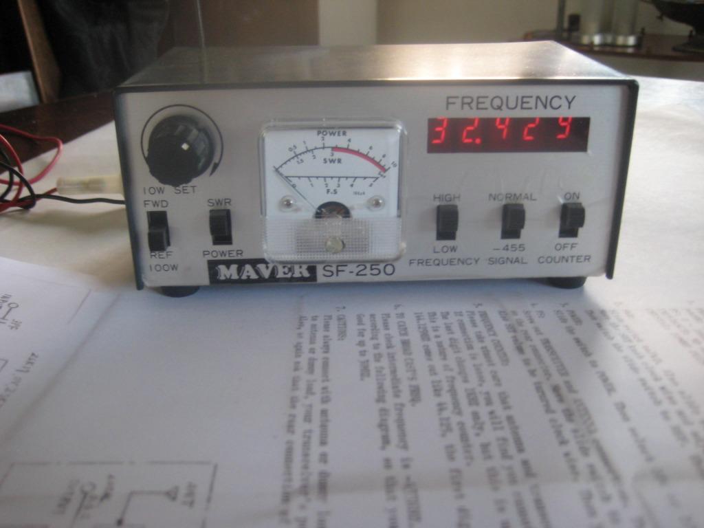 Fréquence 250Mc - SWR et Builder Meter, Enlèvement ou Envoi, Récepteur