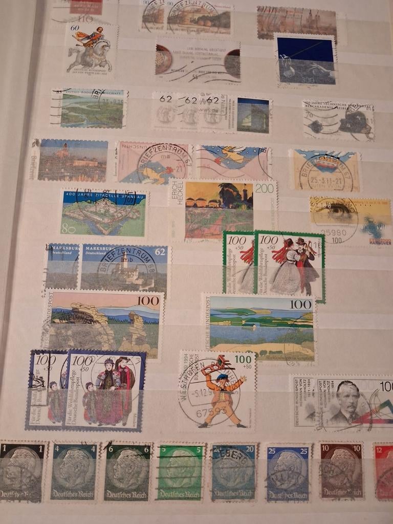 Allemagne/DDR : timbres estampillés de l'album vert terminés, Envoi