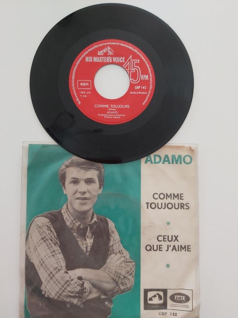 Adamo  - comme toujours, Enlèvement ou Envoi, Single, Comme neuf, Pop