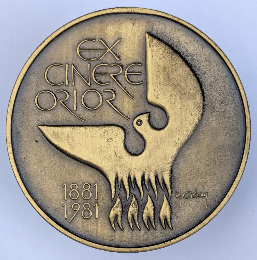Phenix Works 100-jarig jubileummedaille - 1981, Ophalen of Verzenden, Brons