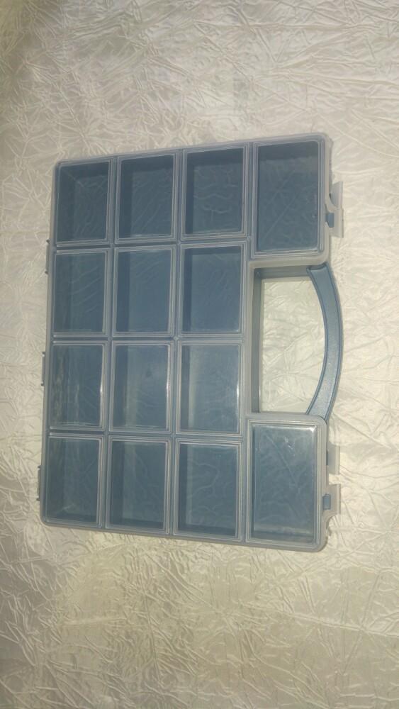 Box pour bricolage petites pièces twin organizer 2 côtés, Ophalen of Verzenden