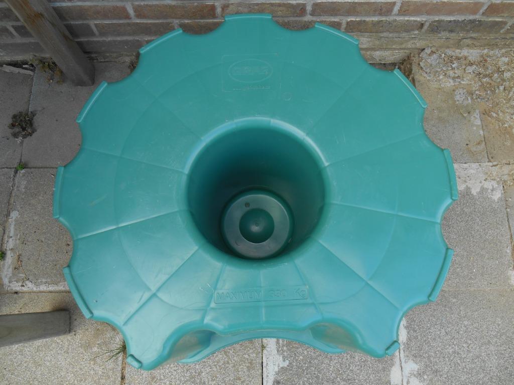 voet regenton, Ophalen, Zo goed als nieuw, Kunststof